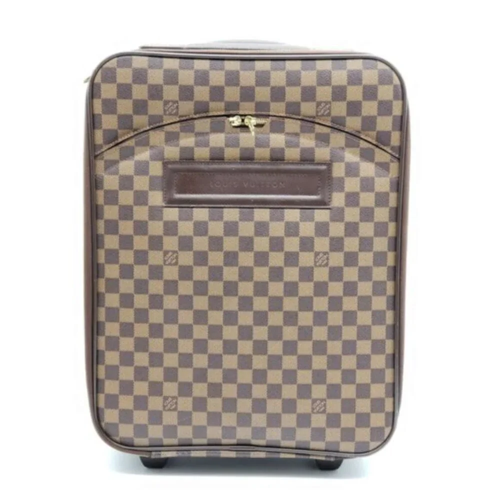 Authentic Louis Vuitton Pegase 45 Damier Ebene Rolling Suitcase Carry On